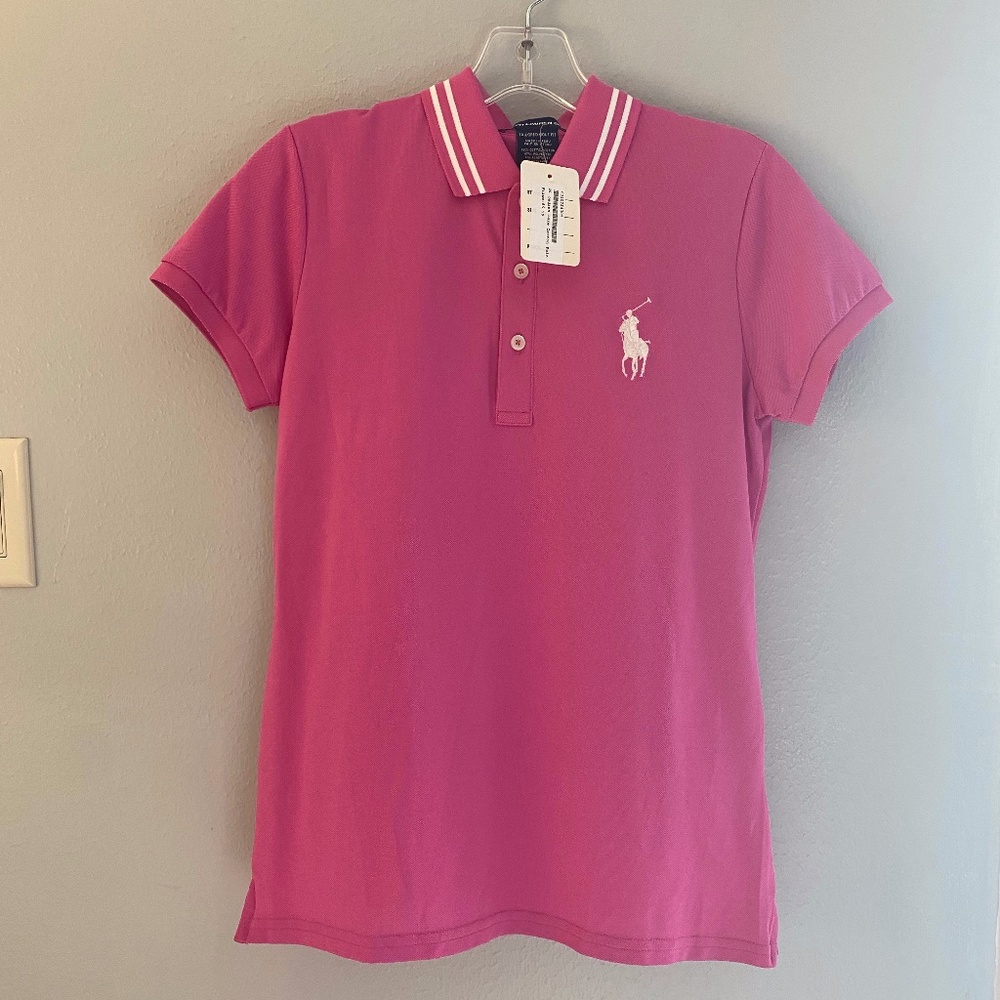 Ralph Lauren Golf Ladies Luxe Cotton Polo